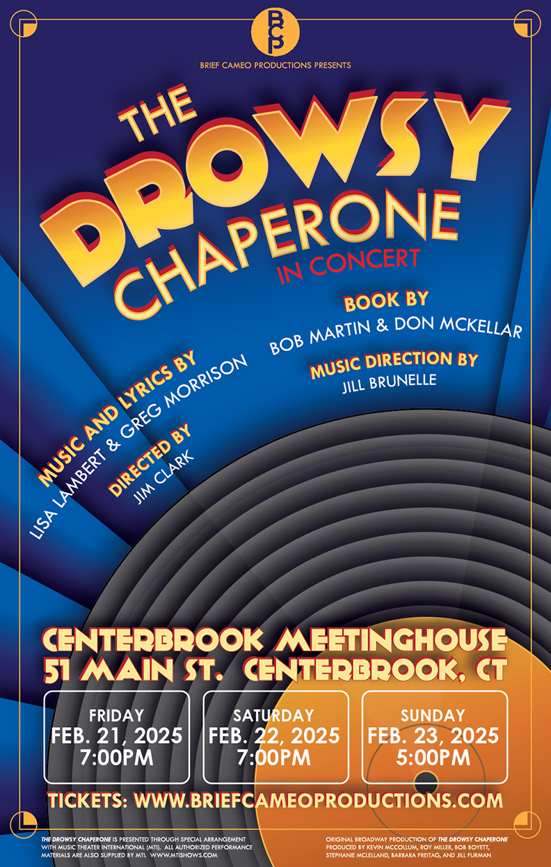 Record Prop Artwork for The Drowsy Chaperone: In Concert